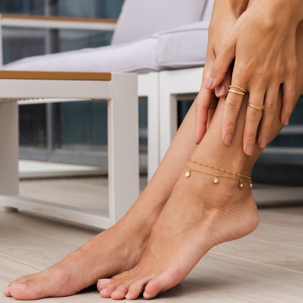 Atlas Gold Anklet