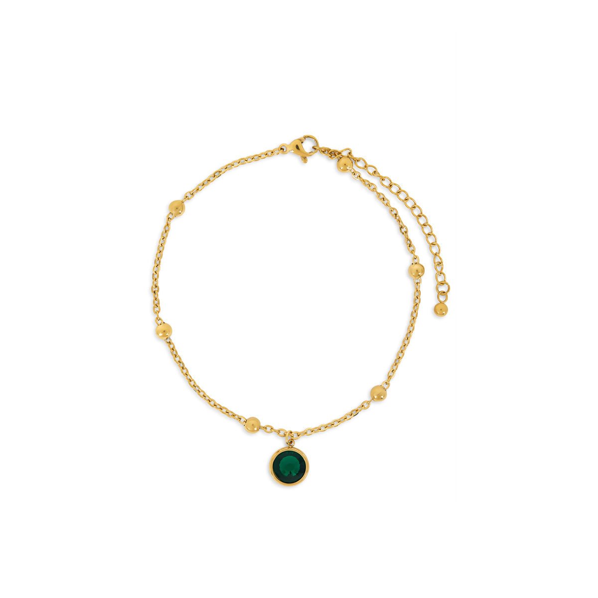 Emerald Anklet